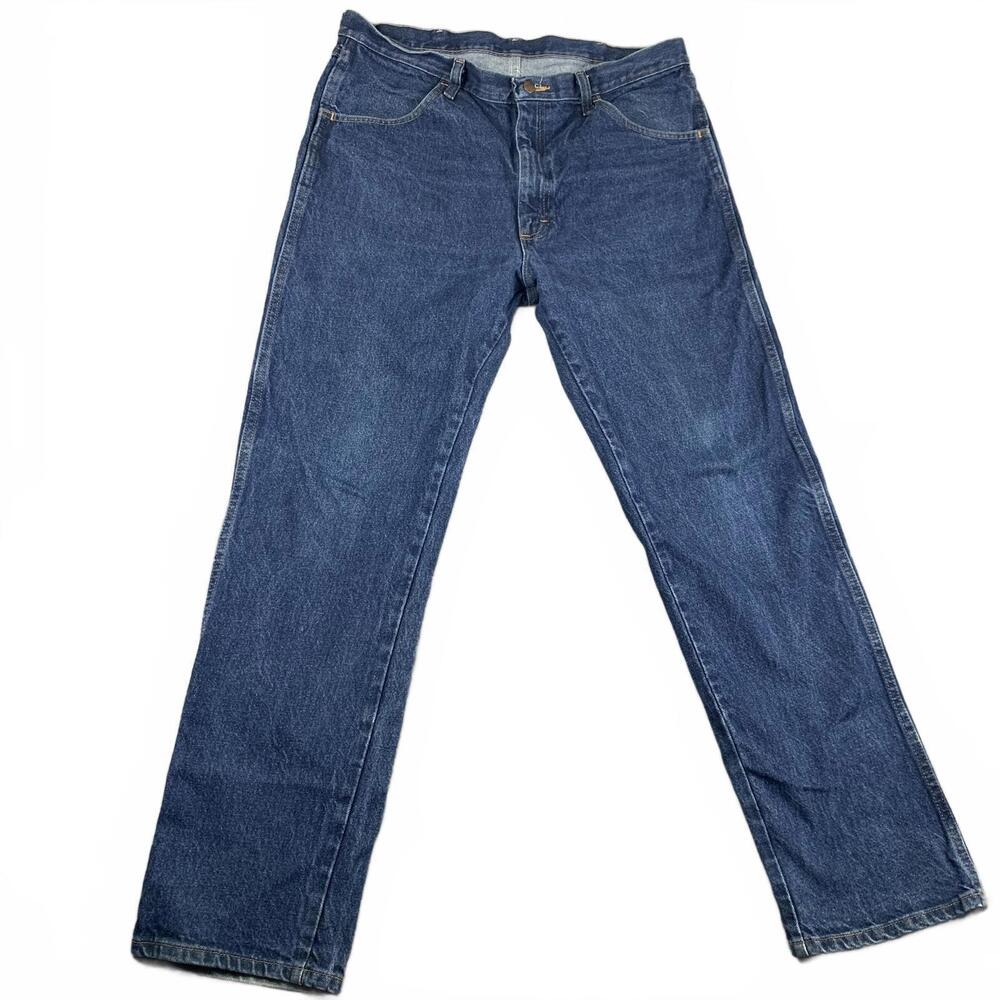 Rustler Mens Classic 36x32 (TF 35x31) Blue Denim Blue Jeans